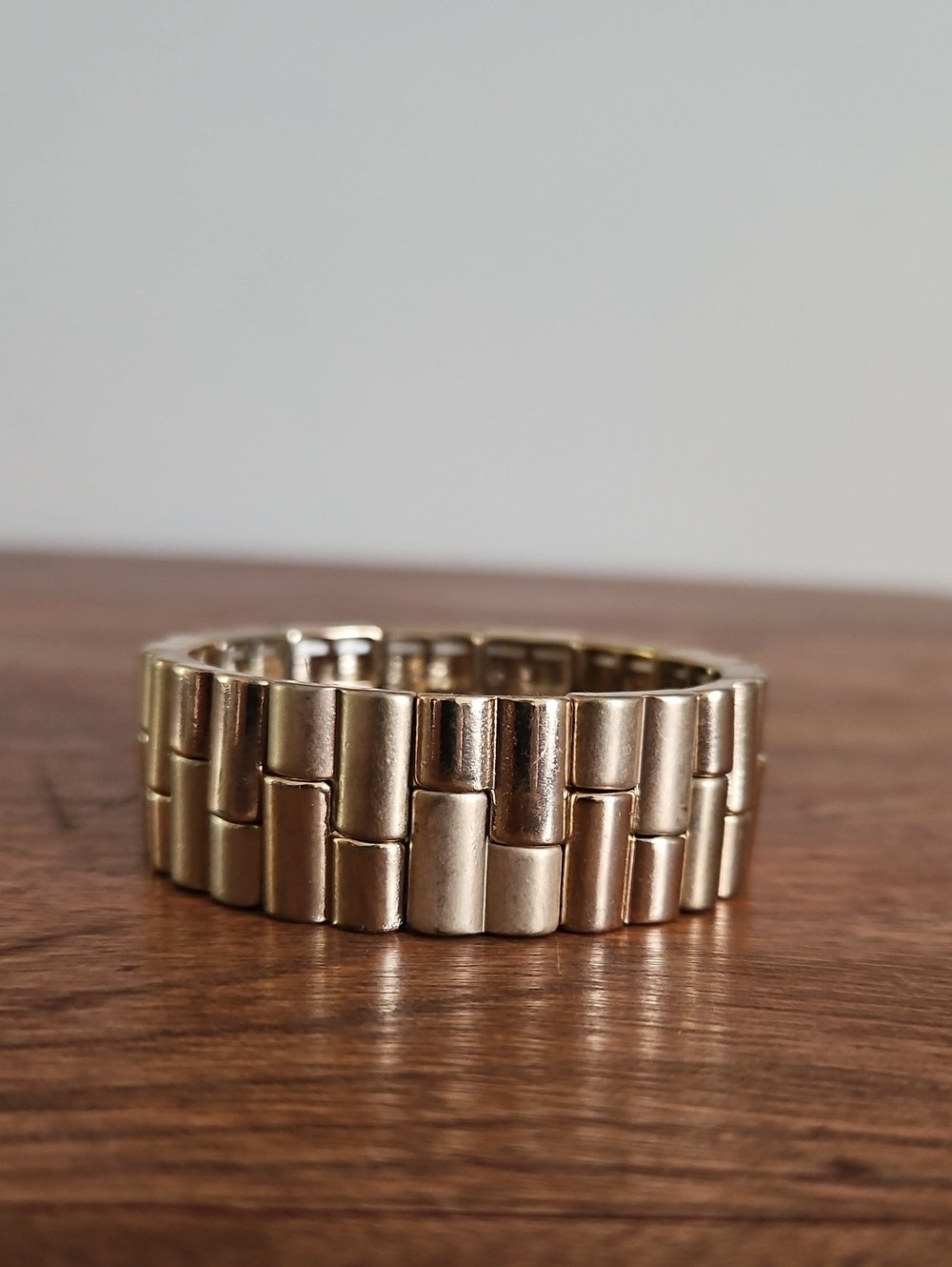 Gold-Tone Stretch Bracelet